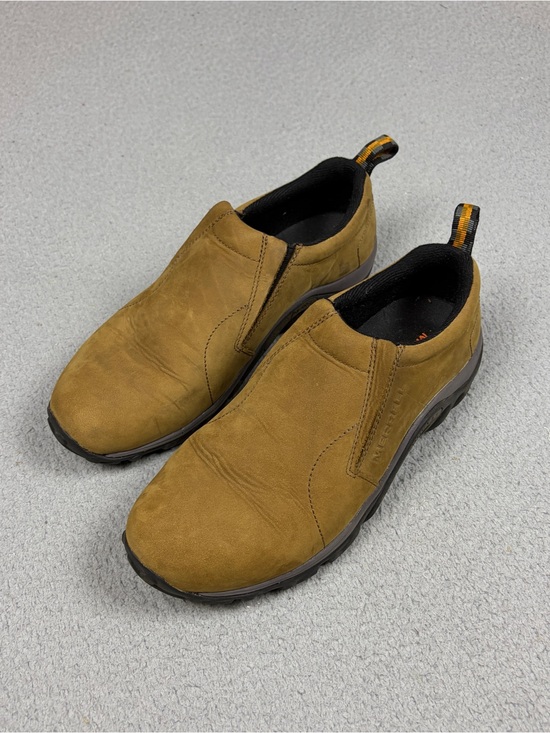 Merrell Jungle Moc Shoes Men\'s 11 Tan Brown Slip-On Nubuck Leather main image 14